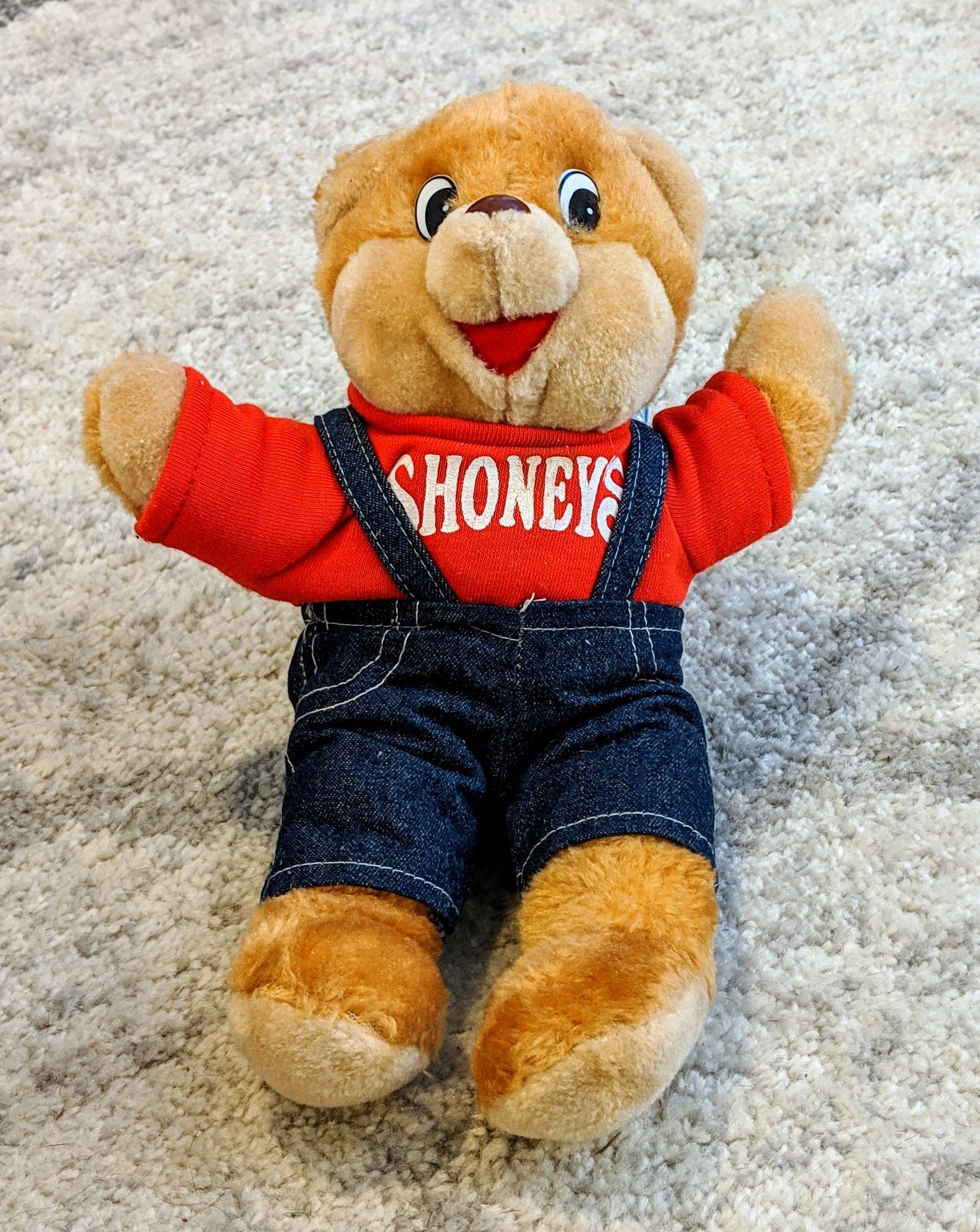 1986 Shoney's Bear Vintage Plush