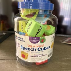 Learning resources speech cubes
