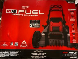 Milwaukee M18 FUEL 21” Self-Propelled Dual Battery Lawn Mower Kit