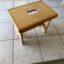 Solid Wood Step Stool 