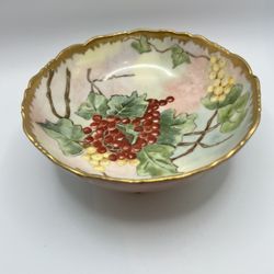 Victorian Era E.G. China Footed Bowl