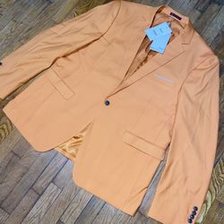 Mens Orange Suit / Tuxedo Jacket