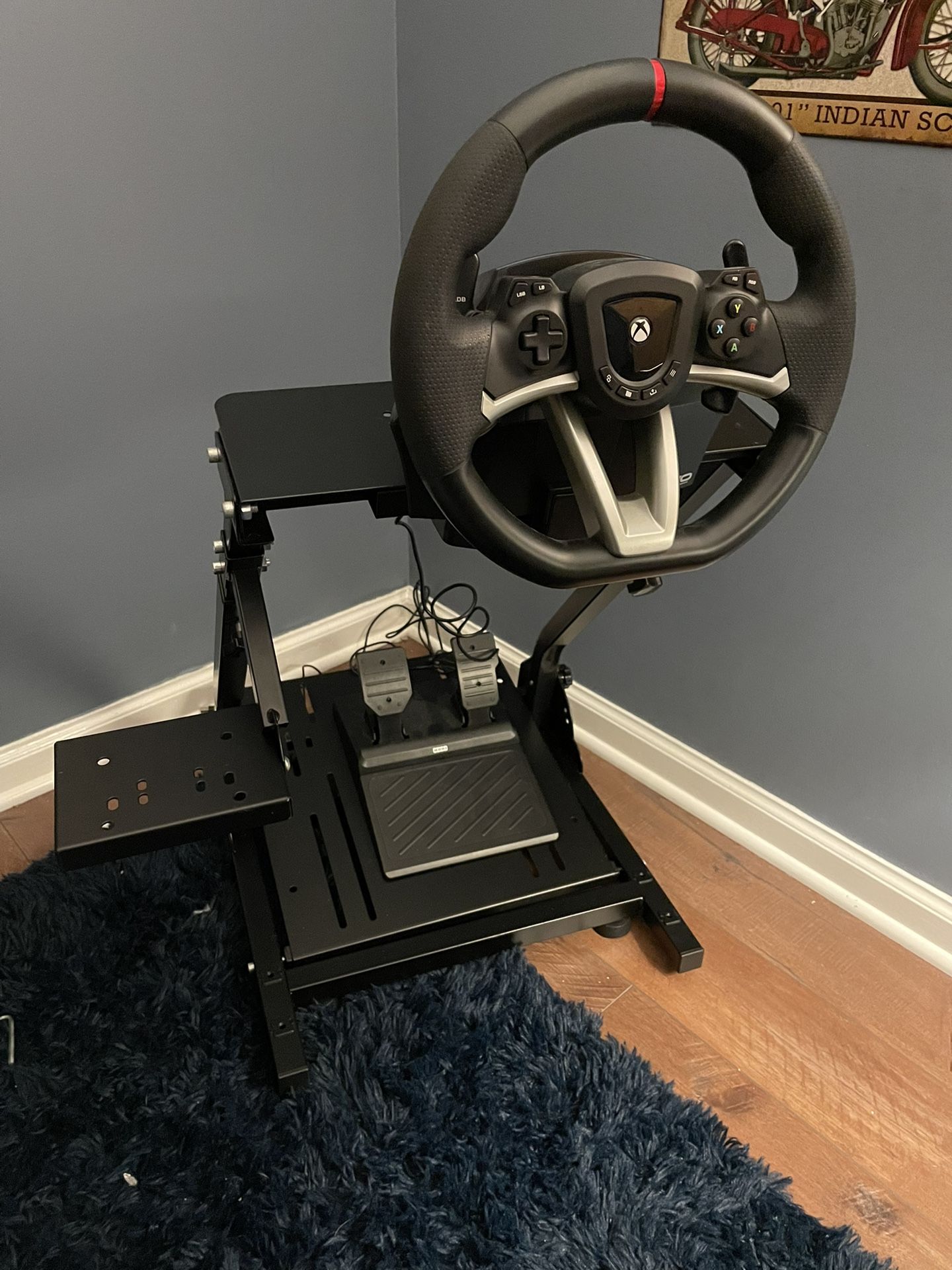 Hori Xbox Series X|S Racing Wheel And Vevor Racing Stand Combo