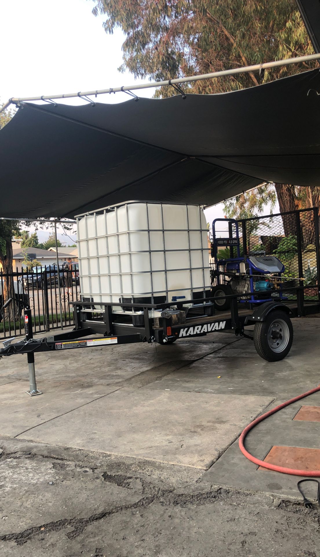 2019 karavan trailer 5x8 & 2019 Yamaha 4,000psi