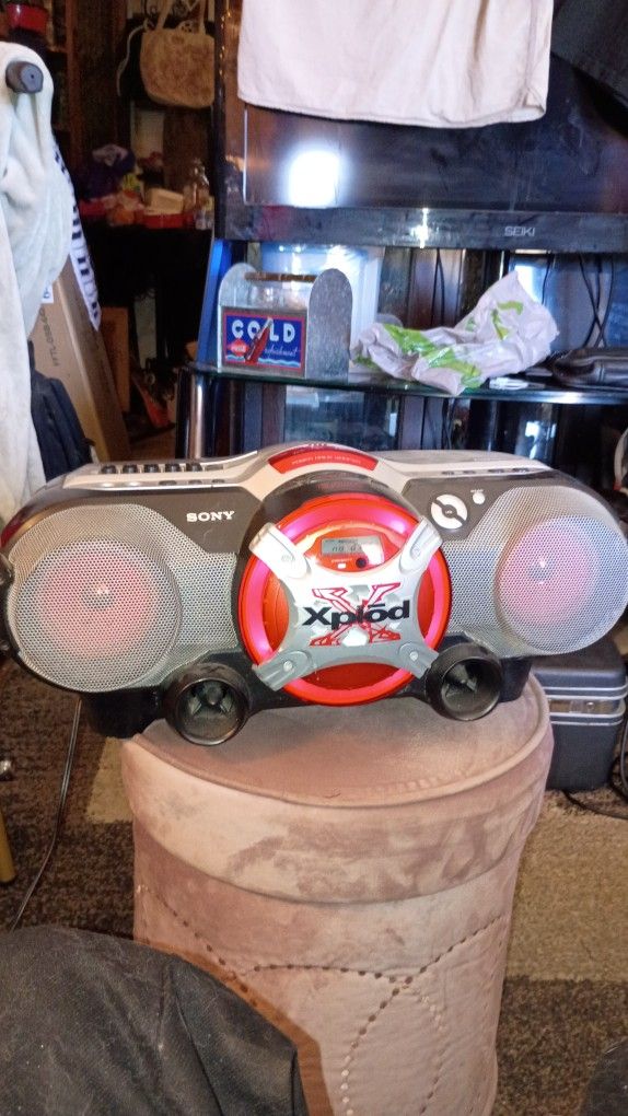 Have This Very Nice Sony Xplod AM FM CD Player With Tape Player Very Heavy Very Loud Crystal Clear Sound Everything Works