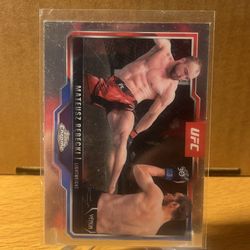 Mateusz Rebecki UFC Card Topps Chrome 