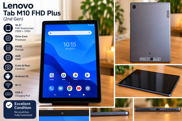 Lenovo Tab M10 FHD Plus (2nd Generation) – Excellent Condition!