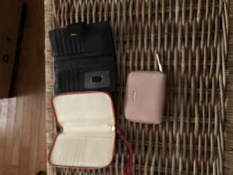 Kate spade and fossil wallet