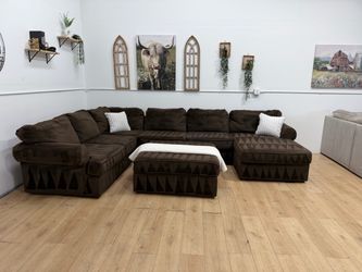 Brown Sectional Couch Free Delivery