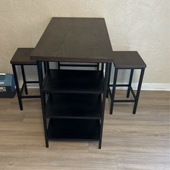 Kitchen Table And 2 Stools 