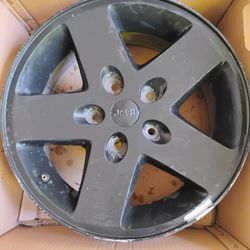 (5) Jeep Wheels 17 Inch 5x5 Lug Pattern 