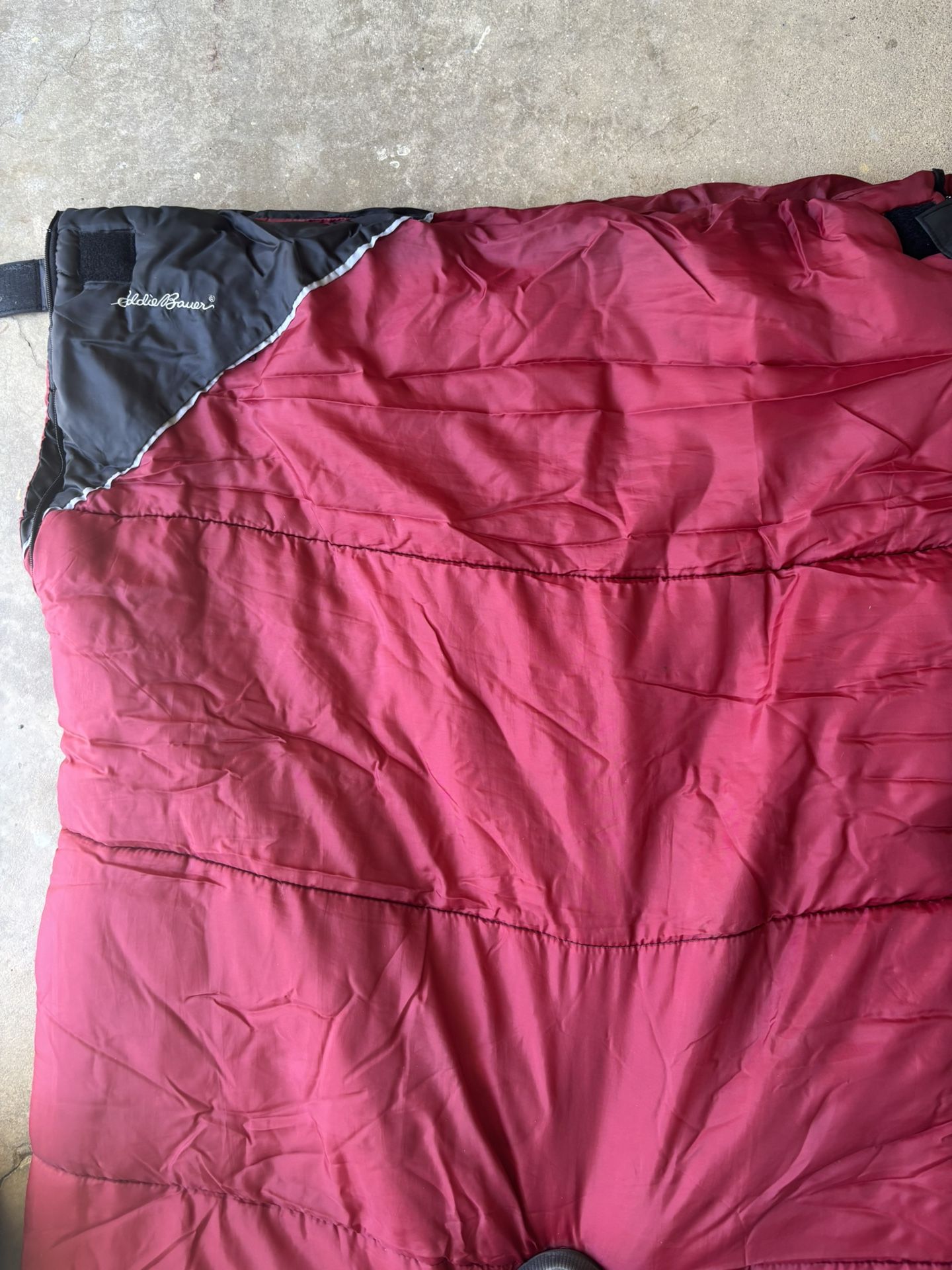 Eddie Bauer Red Sleeping Bag