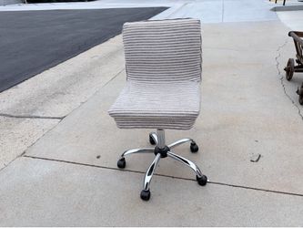 Upholstered Task Chair with Wheels