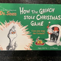 How the Grinch Stole Christmas Board Game - Complete