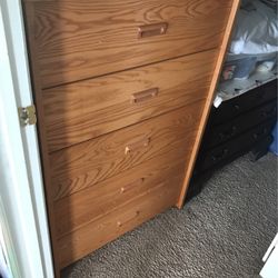 Solid Wood 5 Drew Dresser