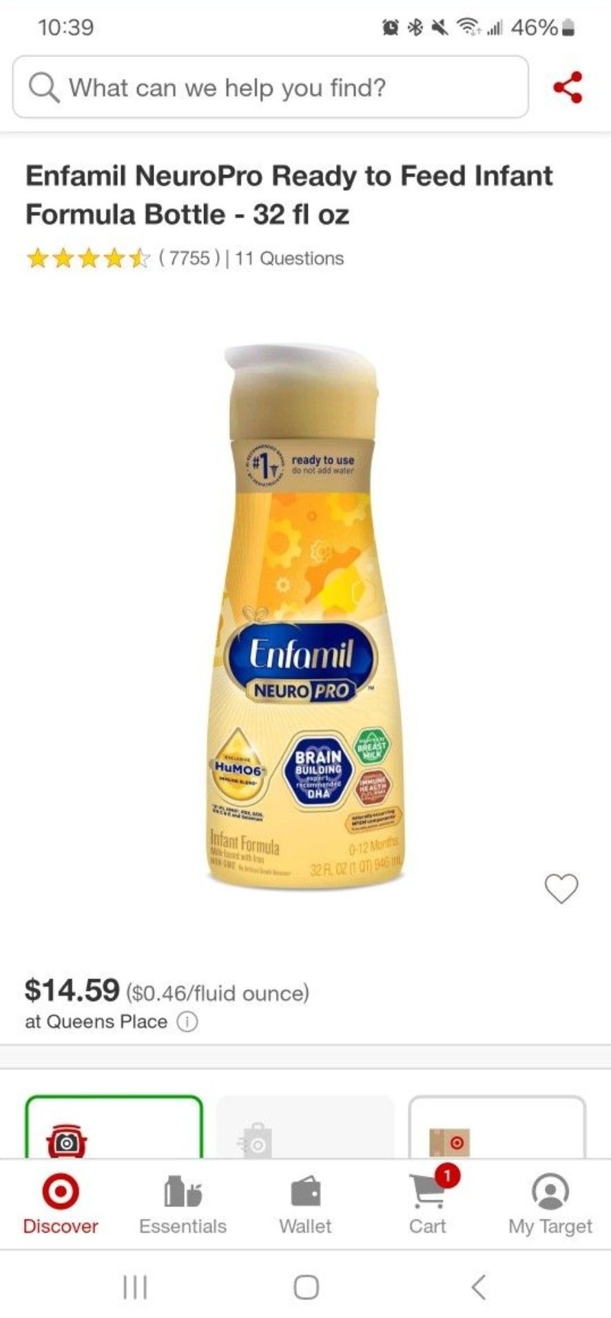 6 Bottles Enfamil NeuroPro Formula