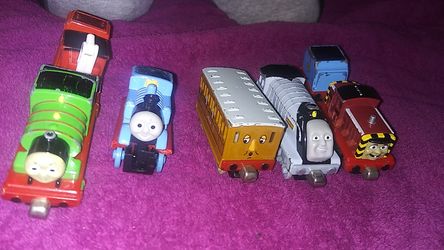 7 thomas the train, metal hard cast