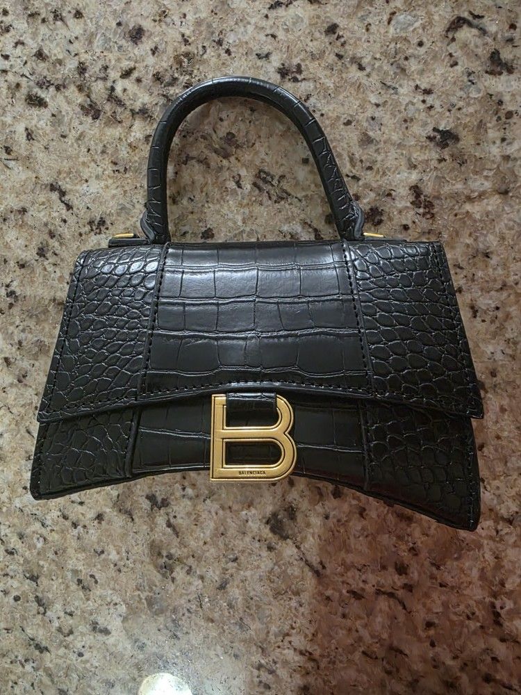 Balenciaga Hourglass Top Handle Tote Bag