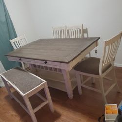 Kitchen Rustic Style Dining Set