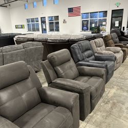 Recliners, Sofas And More! BRAND NEW