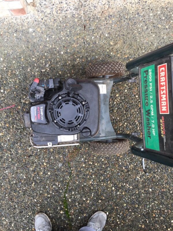 craftsman 2800 psi pressure washer wont start craftsman 2800 psi pressure washer wont start