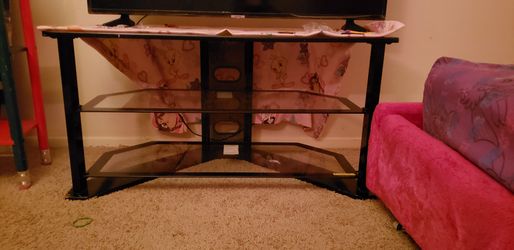 All black entertainment center