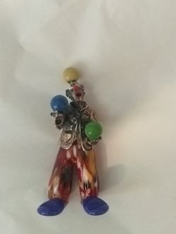 Rare Vittorino Angini 925 and Murano glass
