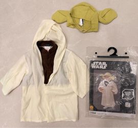 Star Wars Yoda Halloween Costume Toddler 3T-4T Rubies