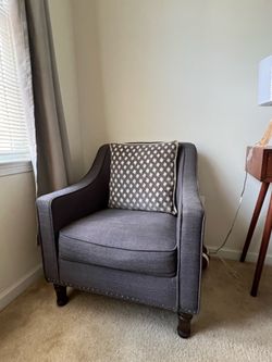 Accent Chair in Charcoal