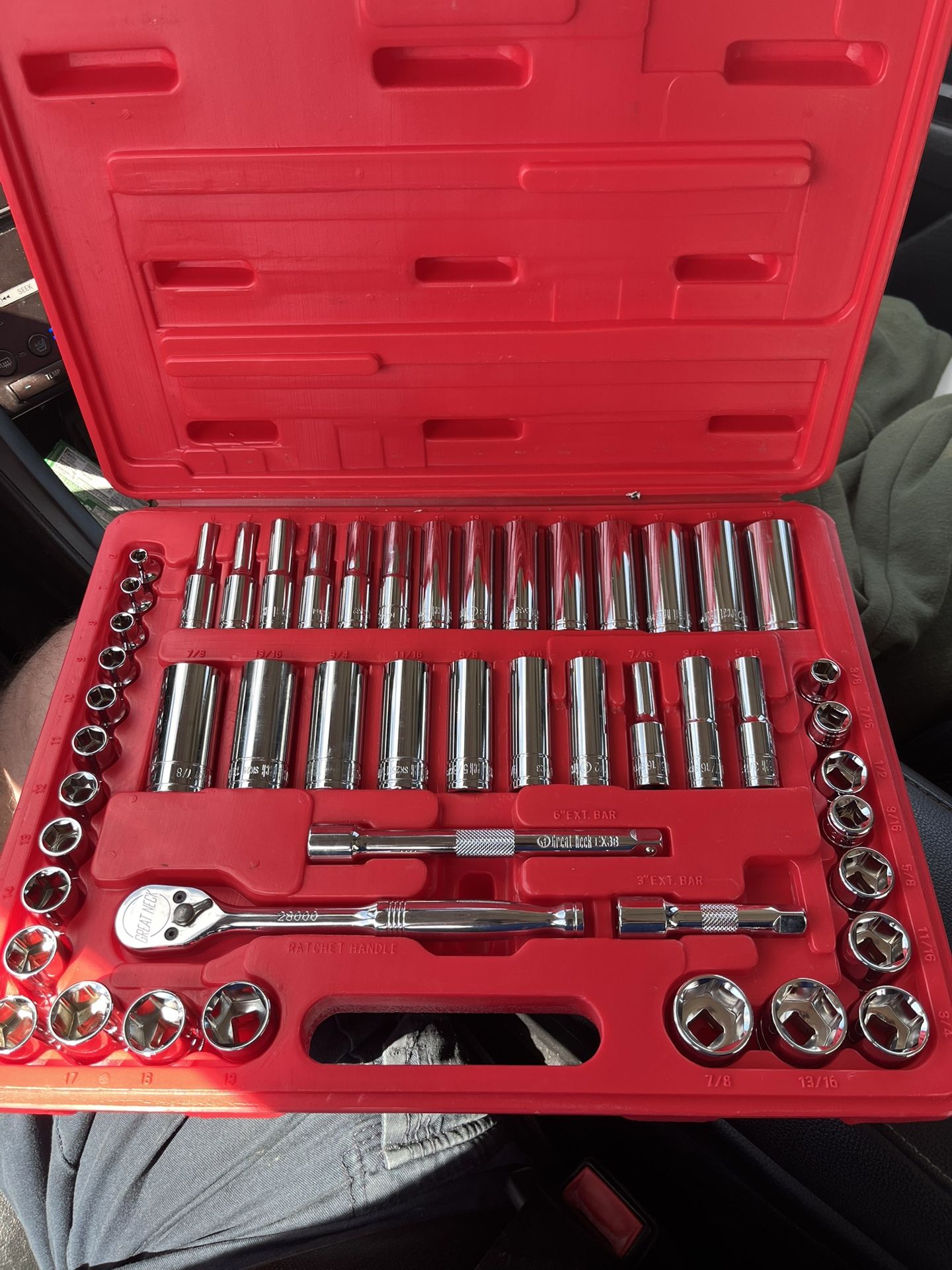 50 piece socket set pretty much new