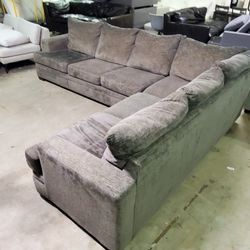 Gray Sectional Sofa With Pullout Bed