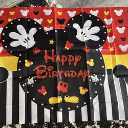 Mickey Birthday Banner