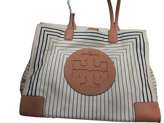 Tory Burch Ella Beige / Tan Purse / Handbag