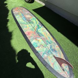 -Custom 9’6” Woodin Longboard 