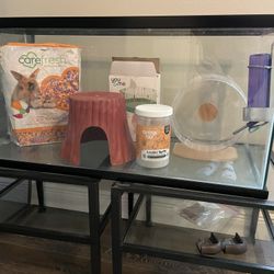 Hamster Cage/Aquarium With All The Extras  $100
