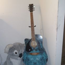 Blue Flame Guitar 