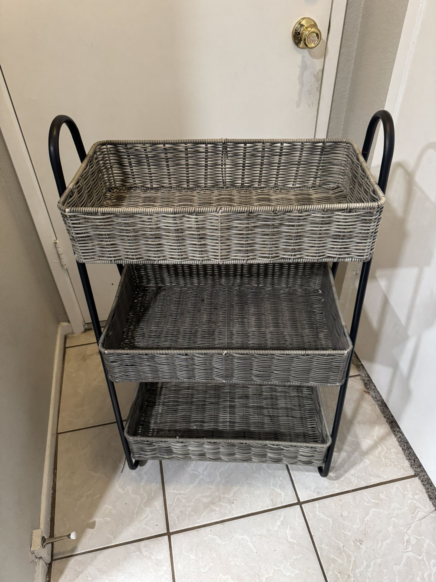3 Tier Whicker Organizer 