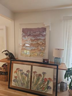 Large mixed media collage