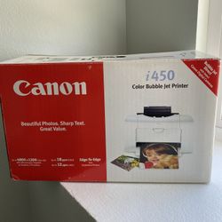 Brand new Canon i450 Color Bubble Jet Printer
