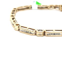 10kt Gold Diamond Tennis Bracelet 1ctw 11.70grams 7 1/2 167508 11