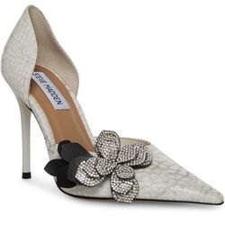 Steve Madden Daniela  White Snake Heels  Size 7 US 2493