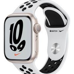 New Apple Watch Series 7 45MM BLACK N WHITE