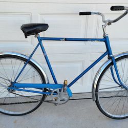 June 1977 Vintage Blue Schwinn Road Bike 26" Bicycle