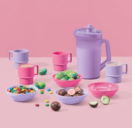 Kids Set Jarra,4 Tasitas, 4 Platitos Nuevos