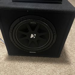 10” Kicker Speaker With Amp 