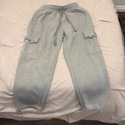 Proclub Sweatpants Cargos Grey Medium Heavyweight 