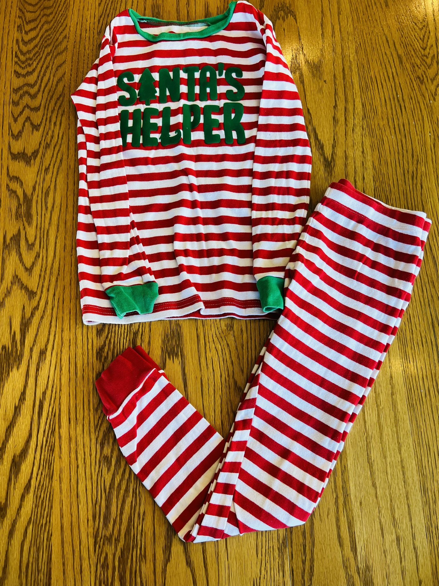 Kids Christmas Pajamas Size 8