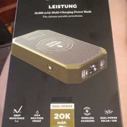 20,000mah Solar Powered Portable Charger 