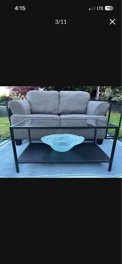 Dark Gray Loveseat