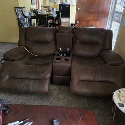 Recliner Couch And Love Seat